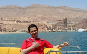 Ahmed at Porto Sokhna Beach, Egypt