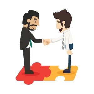 Before a new external translation service is integrated with WPML, business discussions take place.